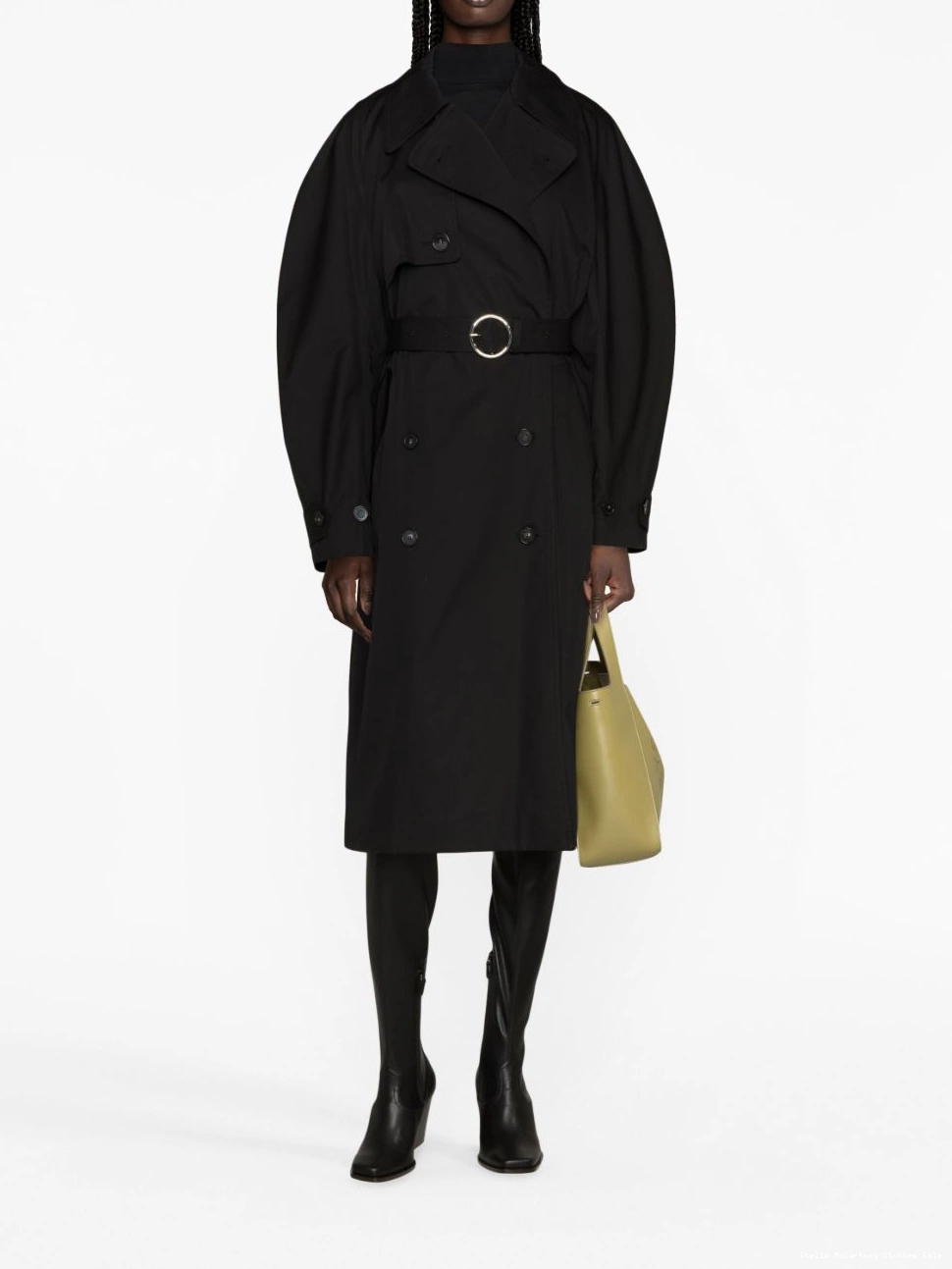 Affordable trench coat Women McCartney double-breasted belted Stella 0426